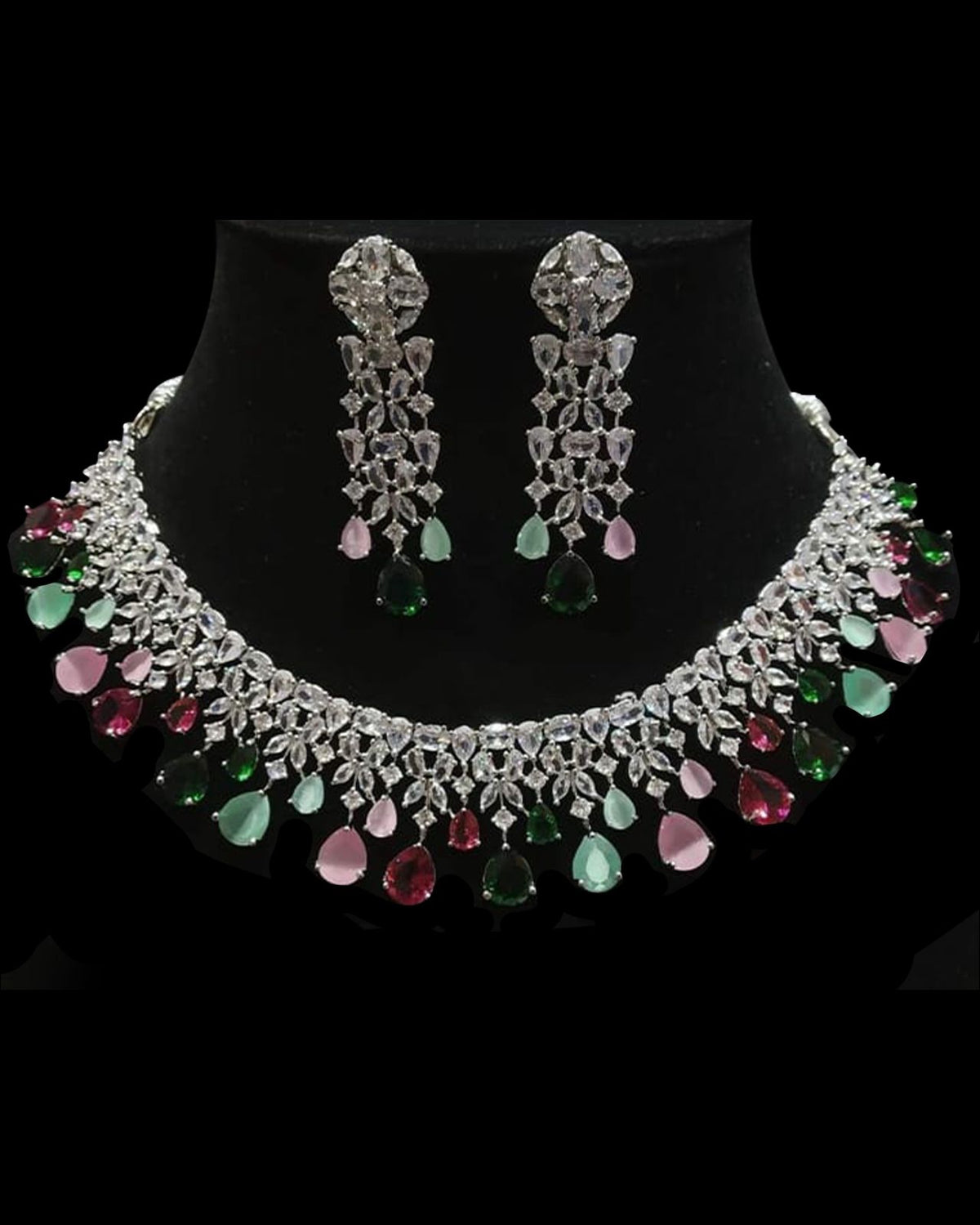 Diamond Set Complete Set Classic Diamond Set – Forever Jewels India