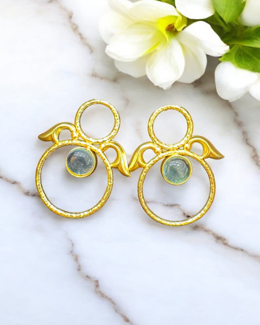 Stone Craved Earrings