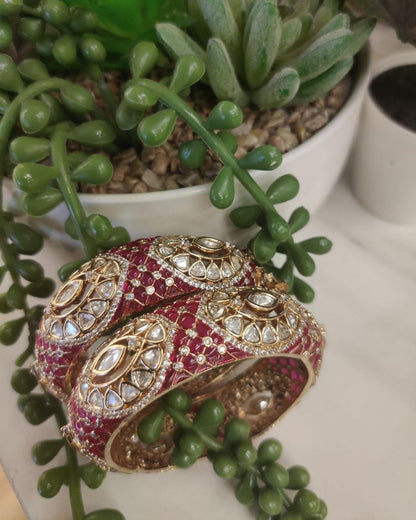 Kundan Polki Bangles