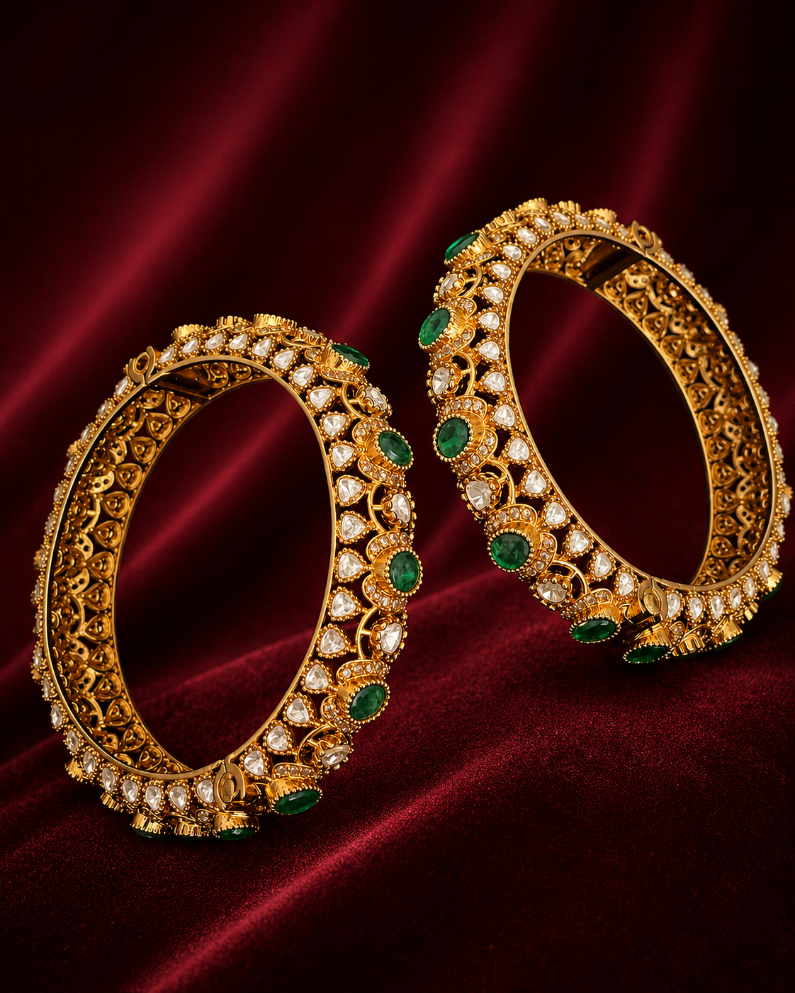 Beautiful Kundan Bangles