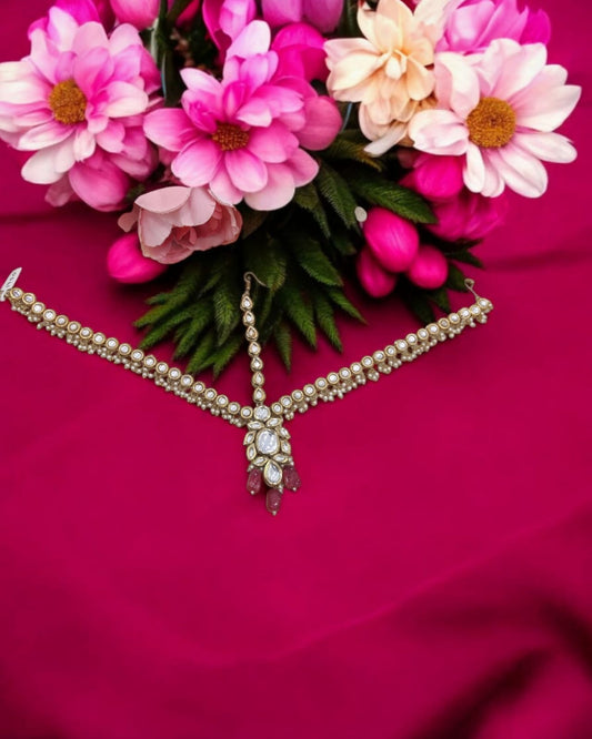 Beads Kundan MathaPatti