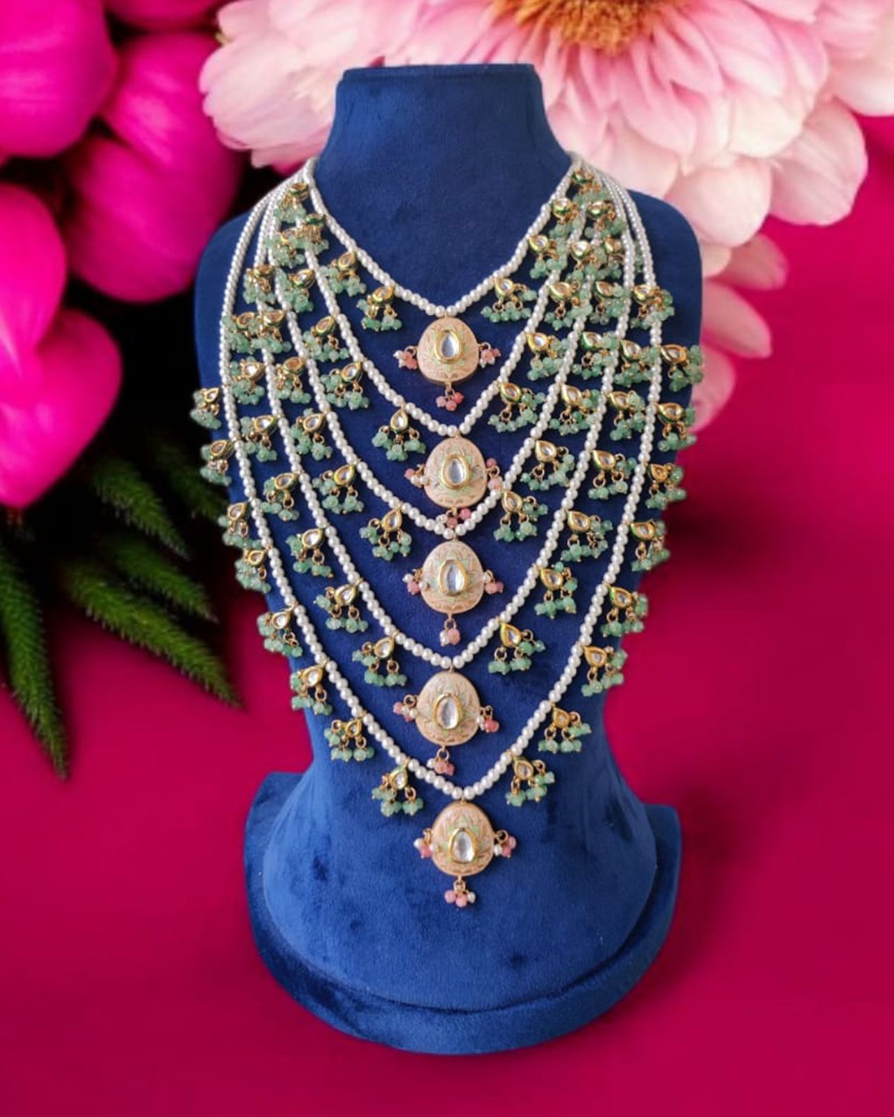 5 layer Royal Beads Necklace