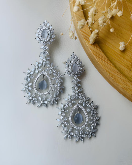 Exquisite Stunning Diamond Earrings