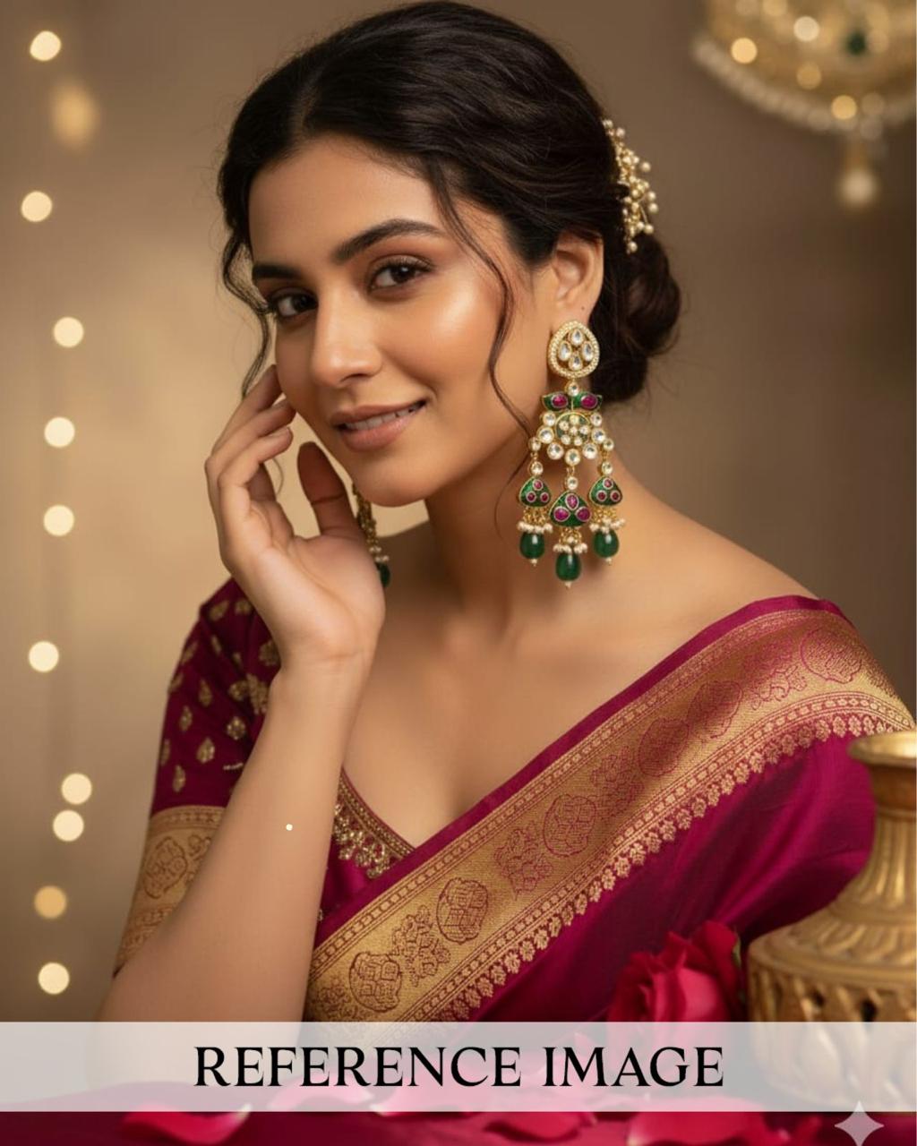 Traditional Kundan Earrings