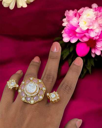 Kundan Duo Ring