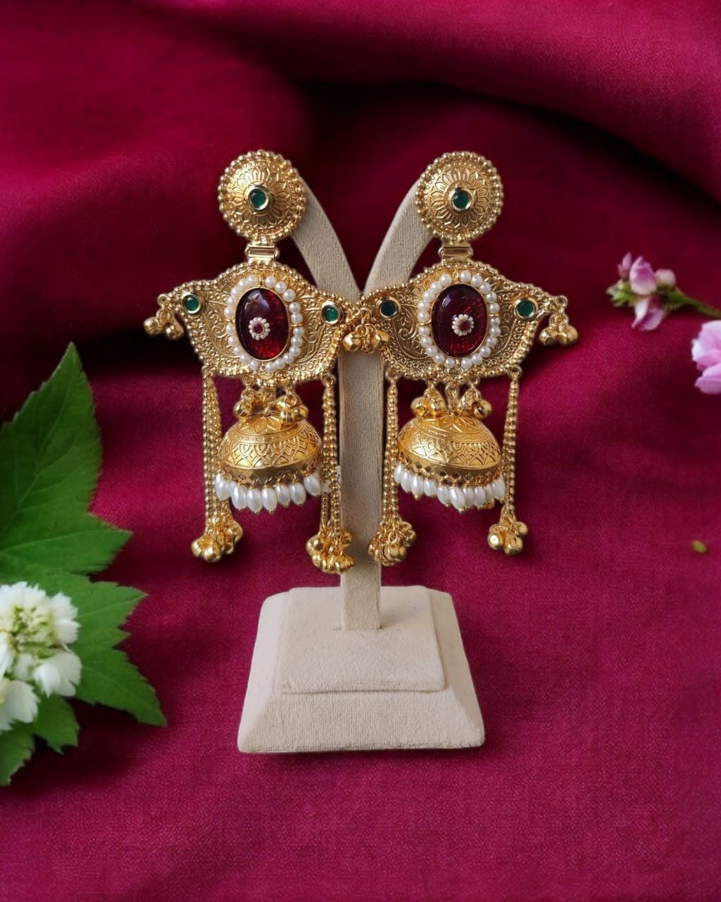 Fusion Brass Jhumka