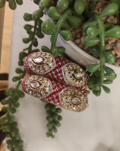 Kundan Polki Bangles