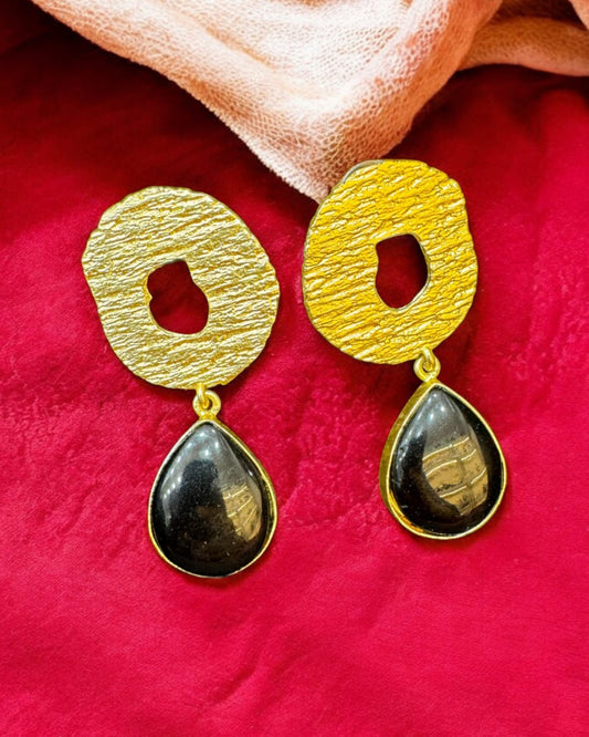Elegant Brass Earrings