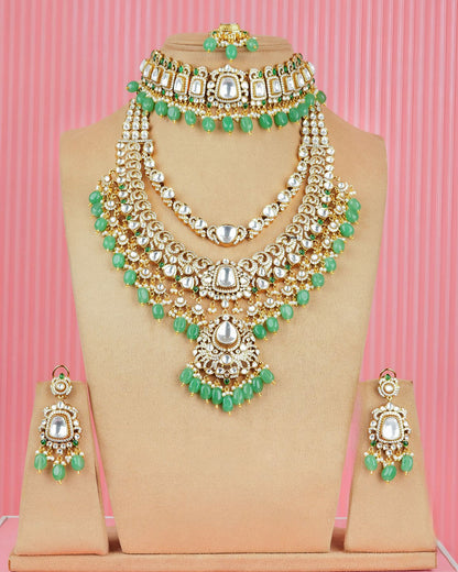 Bridal Double Layered with Choker Set