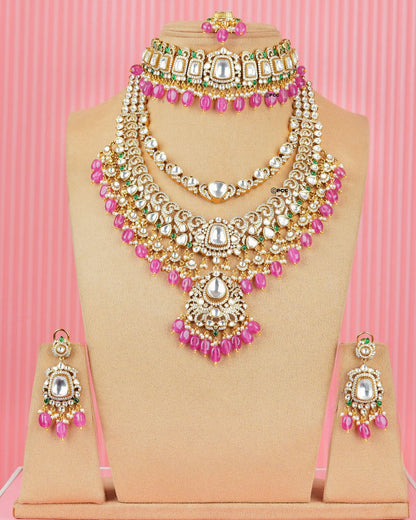 Bridal Double Layered with Choker Set