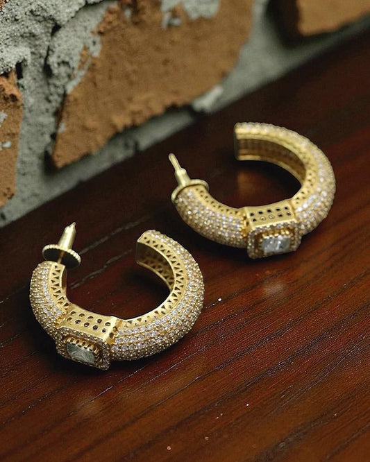 Shining Kundan Earrings