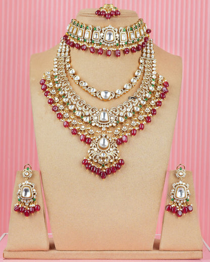 Bridal Double Layered with Choker Set