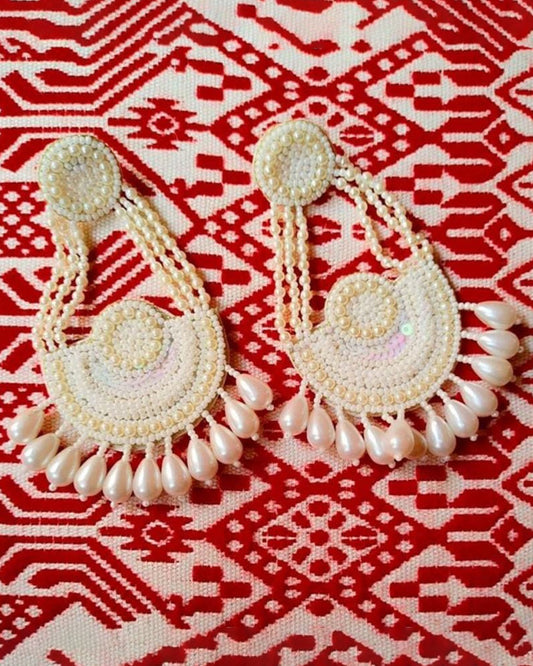 Pearl  Beaded Earrings