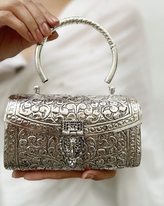 Classic Metal Clutch Bag