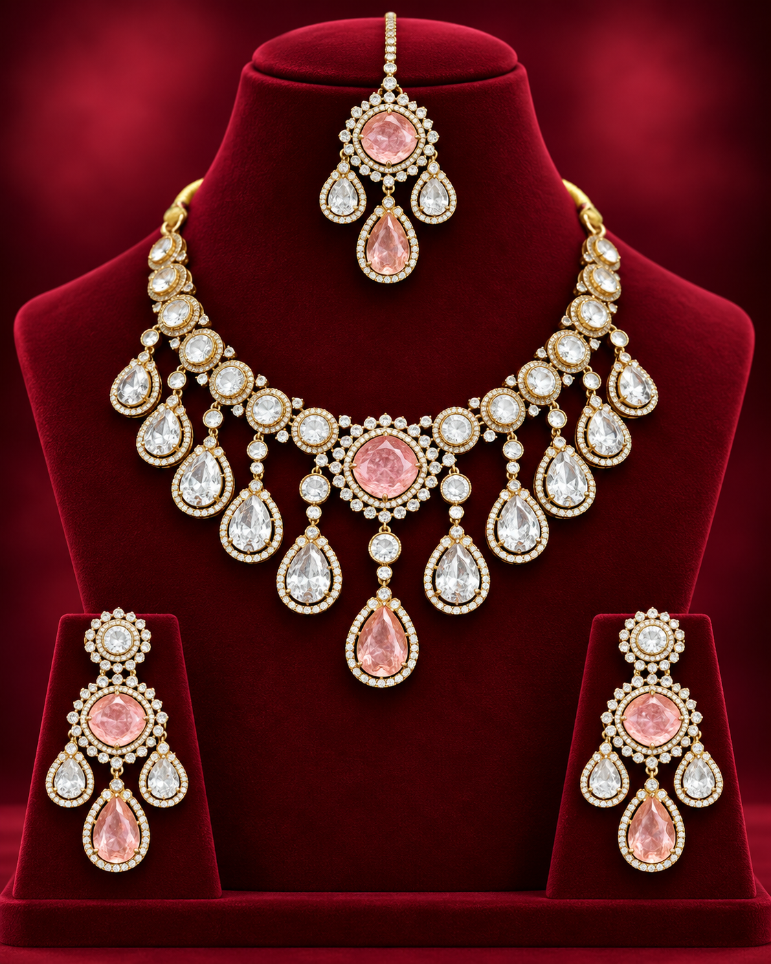 Polki Drop Exclusive Necklace Set