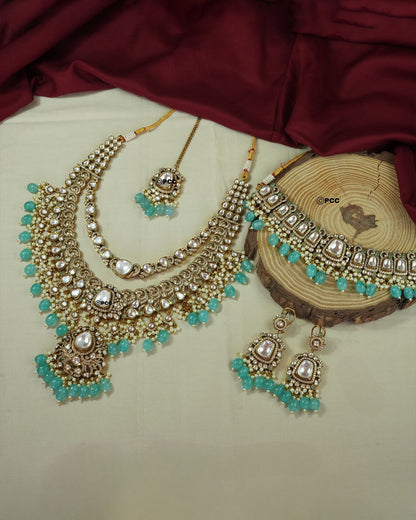 Bridal Double Layered with Choker Set