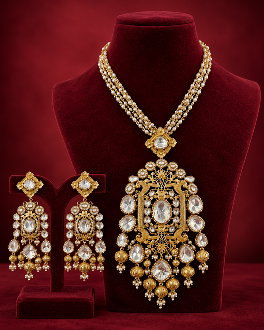 Grand Long Kundan Classic Set