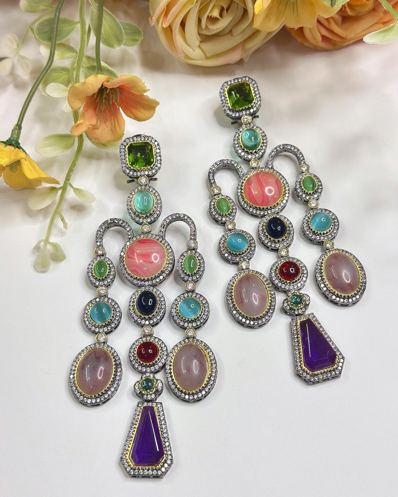 Royal  statement Earrings