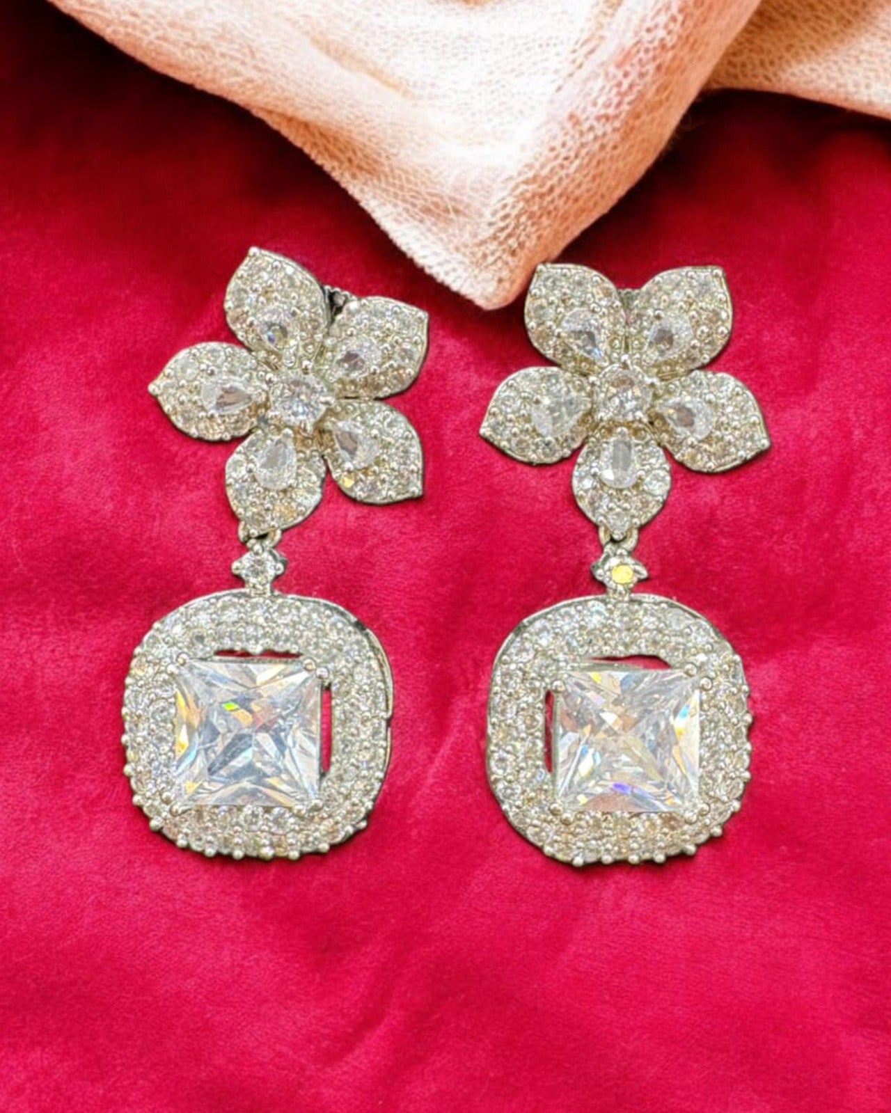 Cubic Silver Earrings
