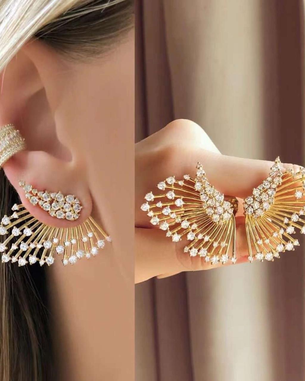 Rose Gold Classy Earrings