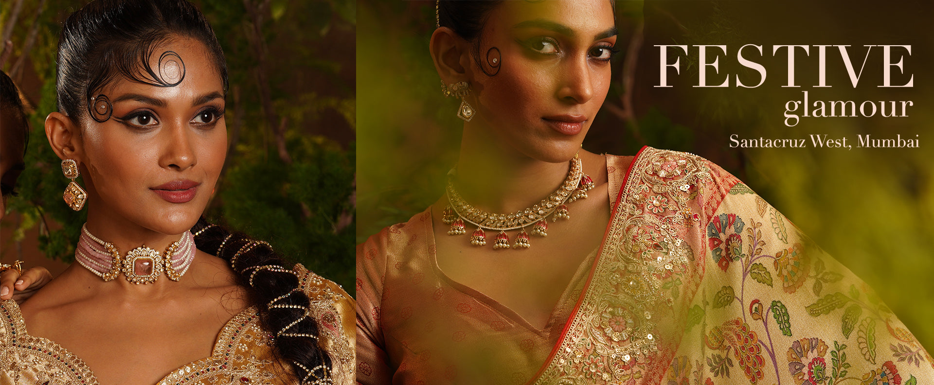 High-end costume jewellery for women – shop statement necklaces, cocktail earrings, haldi mehendi jewellery and designer bangles online