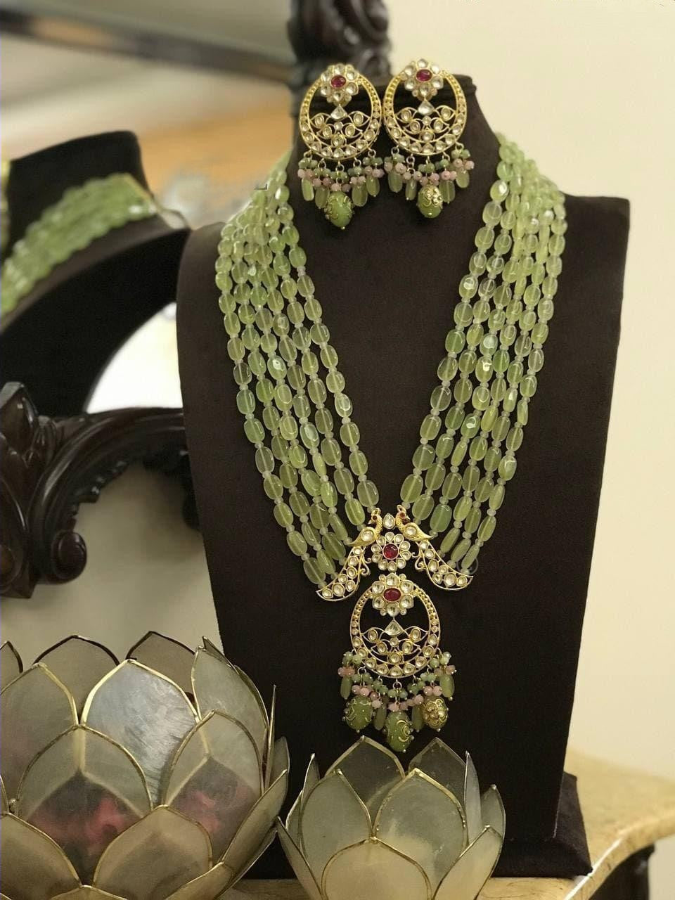 Peacock Long Necklace