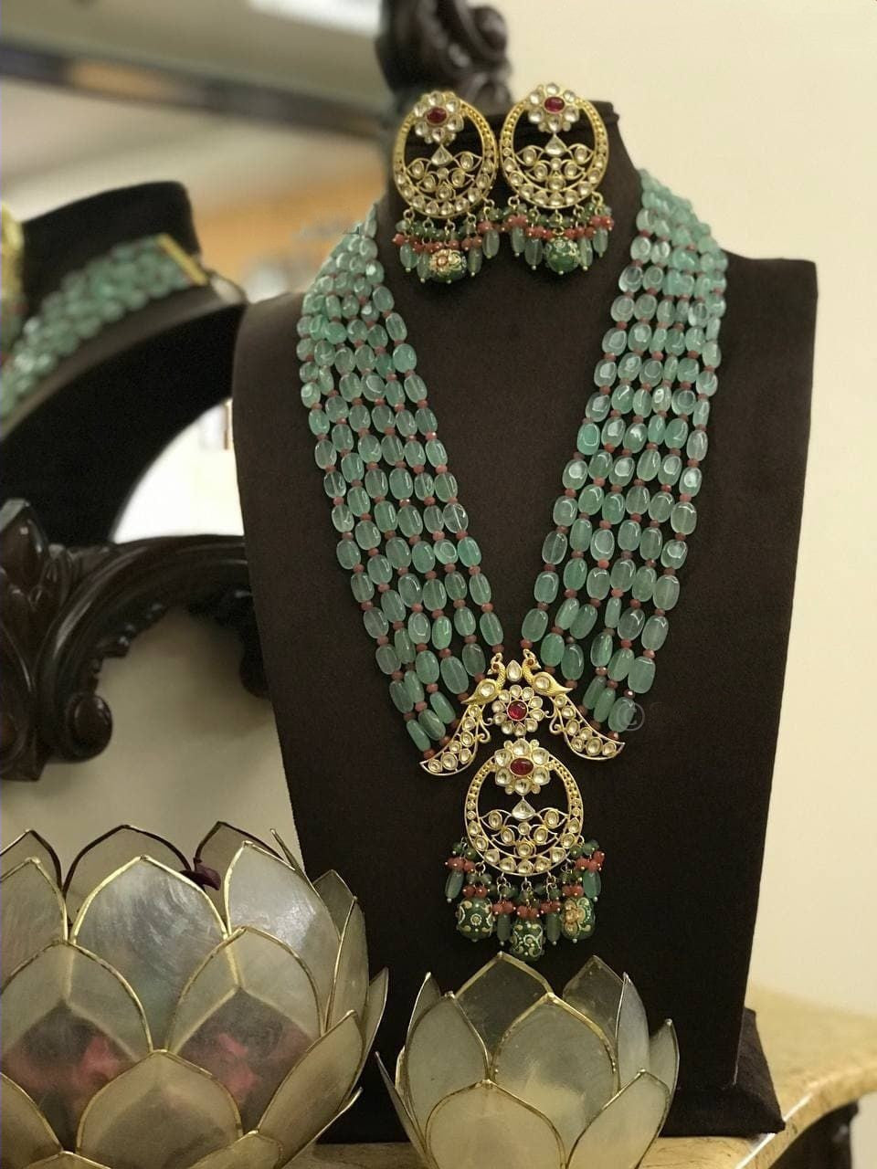Peacock Long Necklace