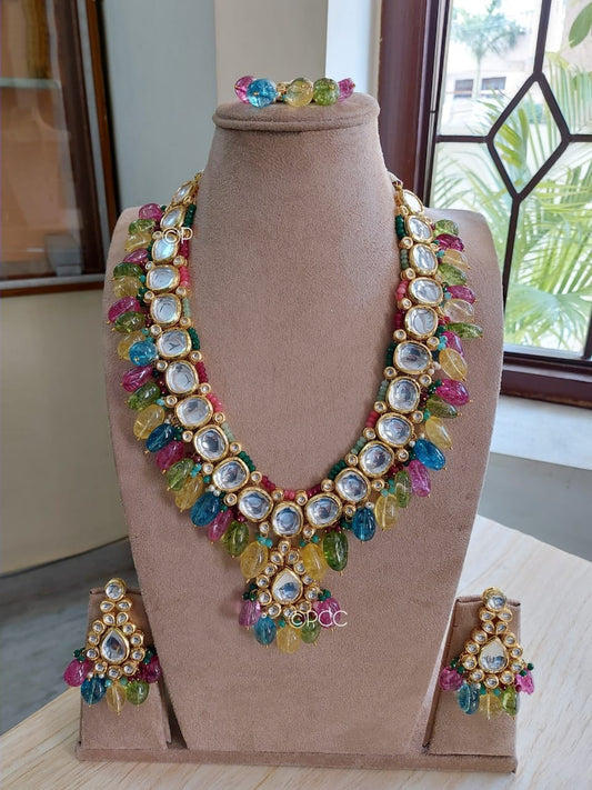 Long Kundan Necklace